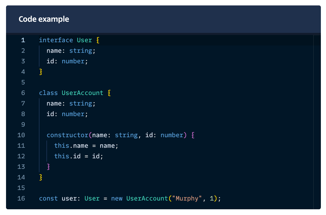 Paste Editable Code Block component example